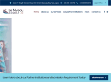 Tablet Screenshot of leniveauconsult.com